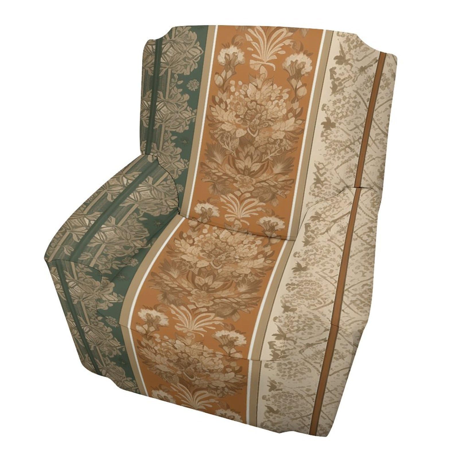 Fodpand Style Earth Color Sofa Cover Soft 1 Seater Sofa Slipcover For Pets Washable,Couch Cover With Elastic Straps Furniture Protector