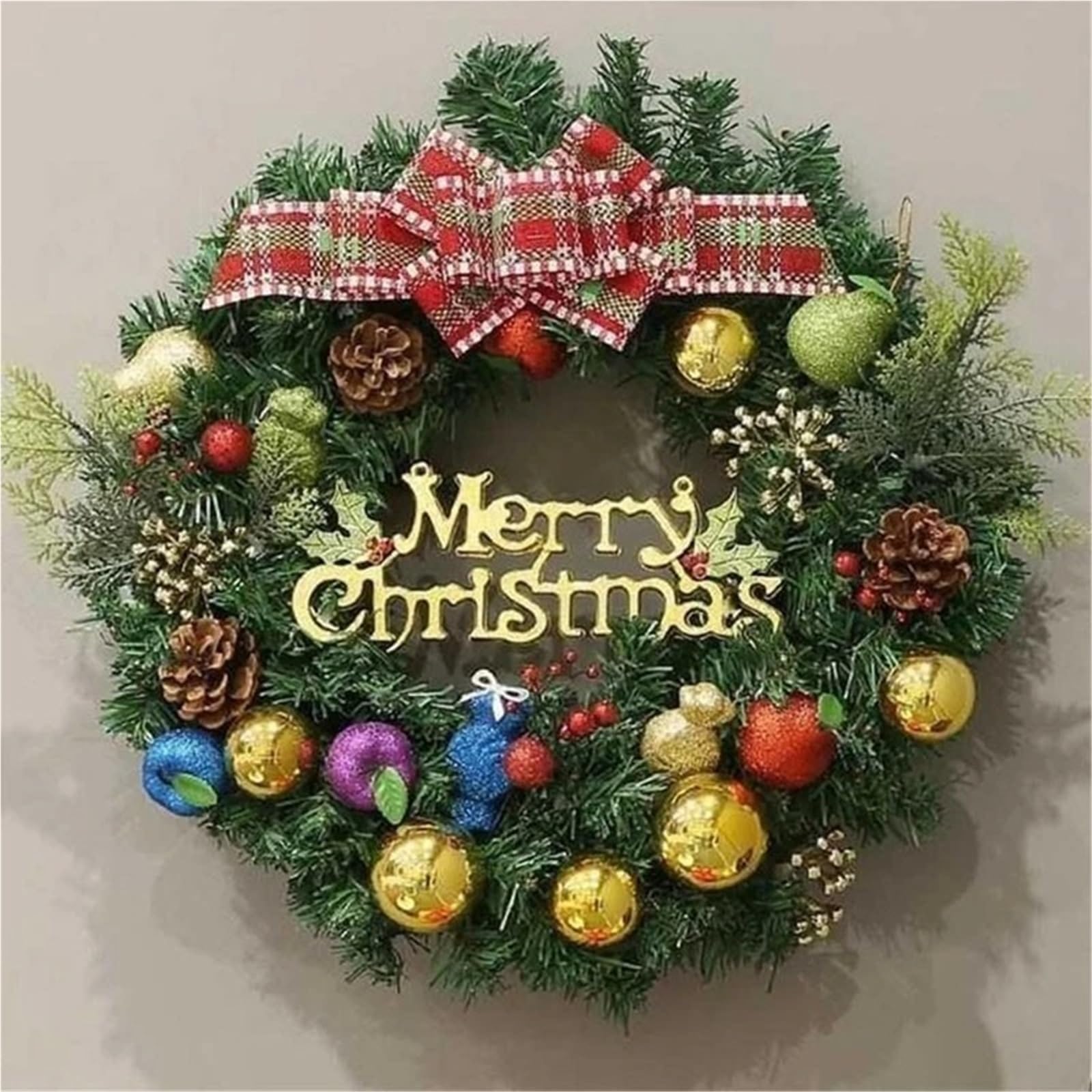 Weihnachtskugeln 24/36 Stücke 3/4 cm Weihnachtsdekoration Ball Christbaumschmuck for Wohnkultur Neujahr Anhänger Zubehör(4CM,36PcsRose Red)