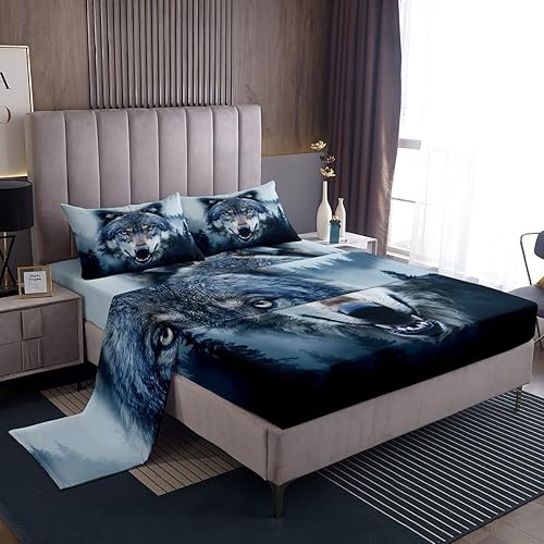 Vista 45 de Juego de sábanas de pavo real tamaño Queen, juego de ropa de cama de plumas de pavo real para niños, niñas, niños y adolescentes, juego de sábanas