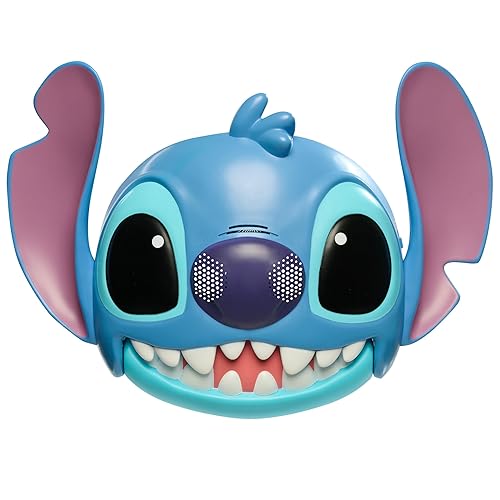 Disney Stitch Talking Mask with 25+ Sounds & Phrases, Adjustable Straps, Costume for Kids, Dress Up and Pretend Play, Toy for Fans, Boys, Girls, Kids Ages 3 and Up by Just Play