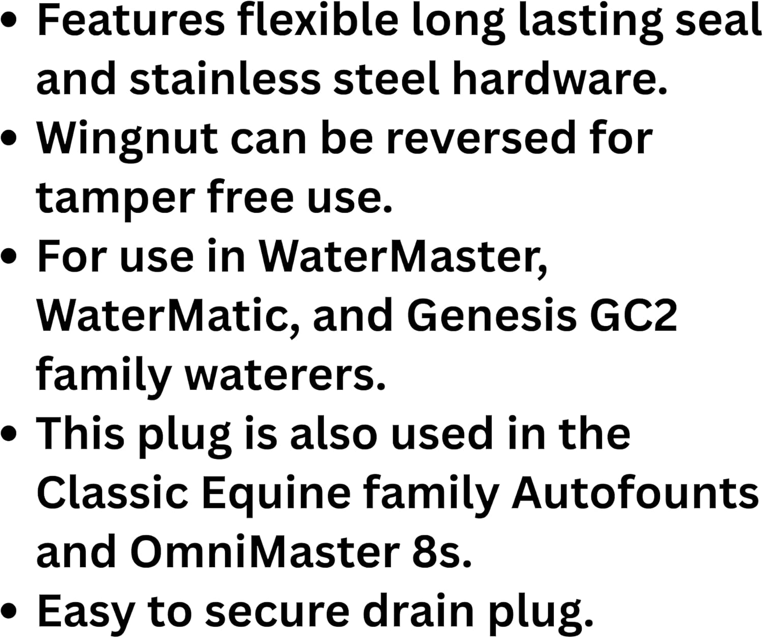 Ritchie Fount Drain 3" Part 18470 Watermatic Classic watermaster