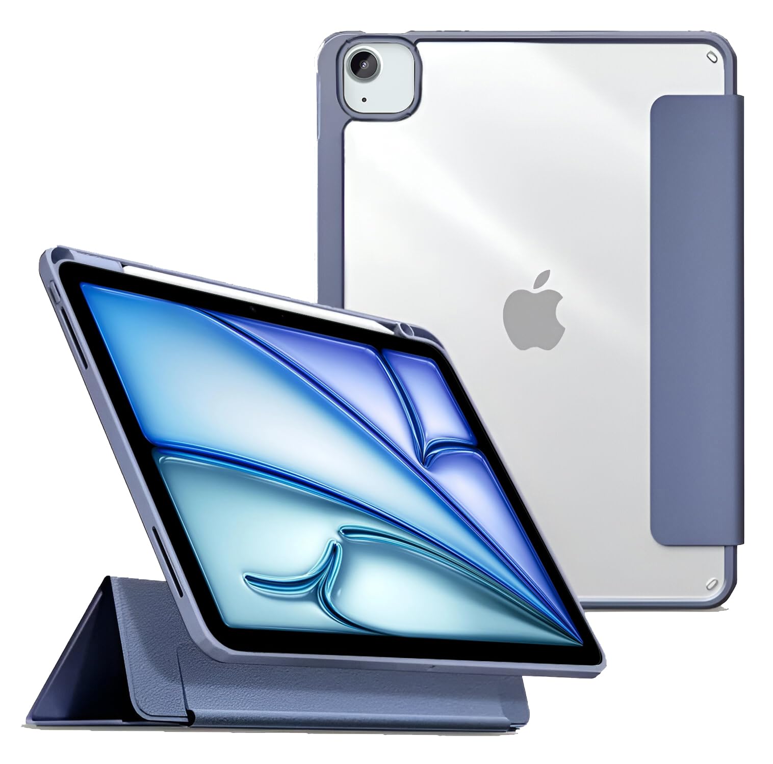 ProElite Cover for Apple iPad Air 13 inch M2 2024 Case, Hybrid Detachable Magnetic Case Cover for Apple iPad Air 13 inch M2 2024 with Pencil Holder, Lavender [Transparent Back] (B0D6WDRCKV) Amazon Price History, Amazon Price Tracker