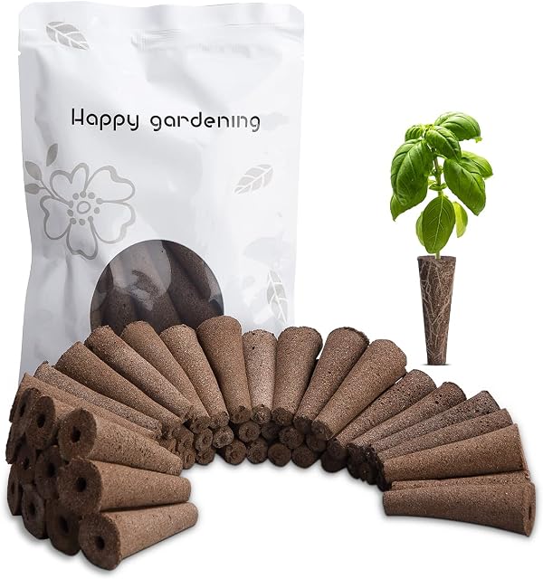 iDOO 60 Pcs Replacement Grow Sponges, Seed Starter Pods Kits Hydroponic Sponges for Hydroponic Growing System ID-IG301 ID-IG302 ID-IG303 I-D-01