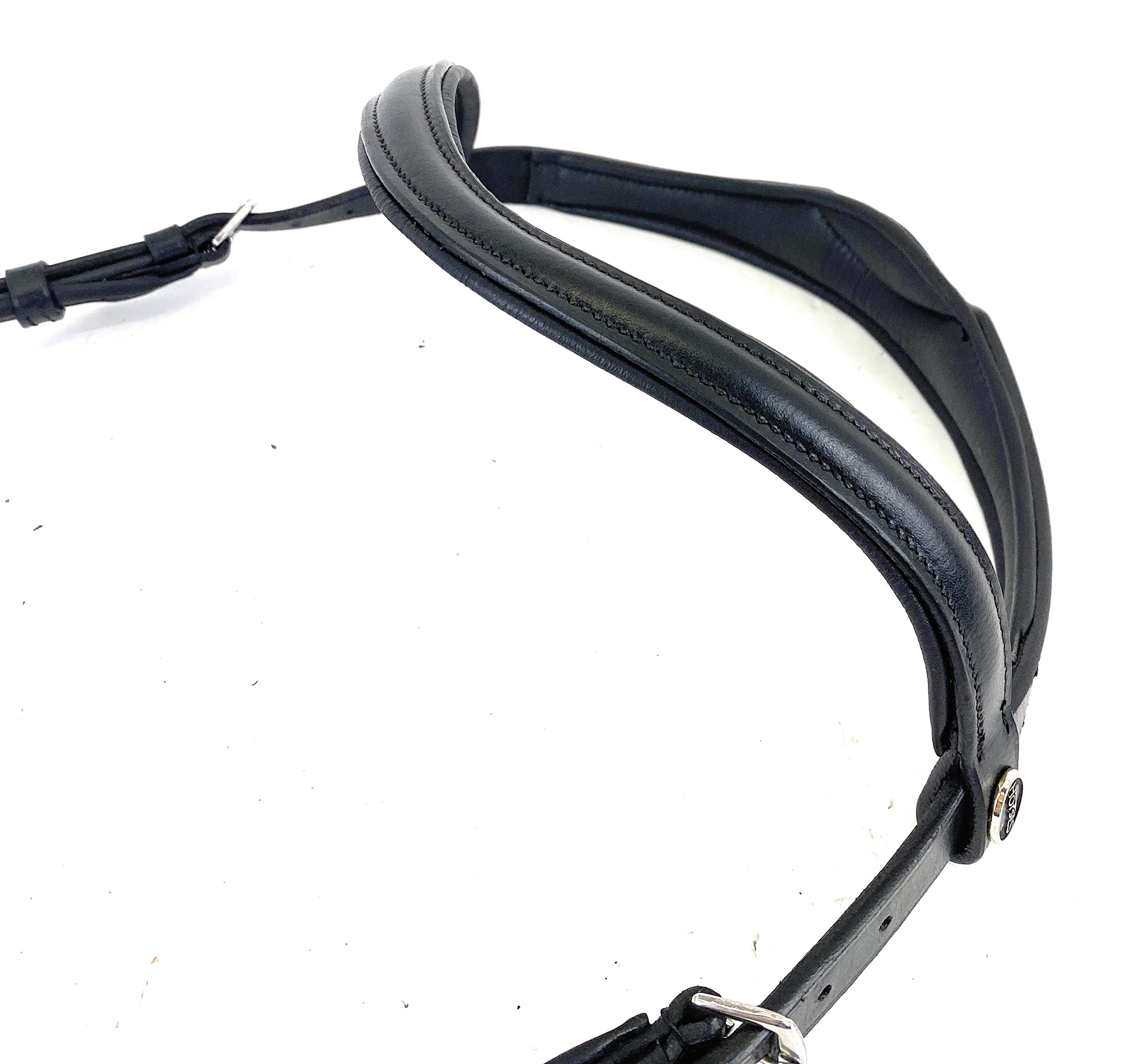 Horses, Briglia per Equitazione Modello Tasting Anatomic, in Morbido Cuoio con Forma Anatomica, Segue Le Forme della Testa del Cavallo