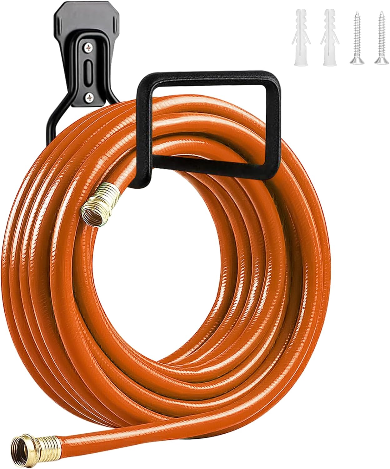 Wall Mounted Water Hose Holder Metal Garden Hose Holder Heavy Duty Hose Hanger for