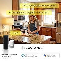 Vista 4 de Minoston Serie 800 Z-Wave Enchufe Atenuador Enchufe Inteligente, Extensor de Alcance con Repetidor Integrado, Requiere Hub Z-Wave, Compatible