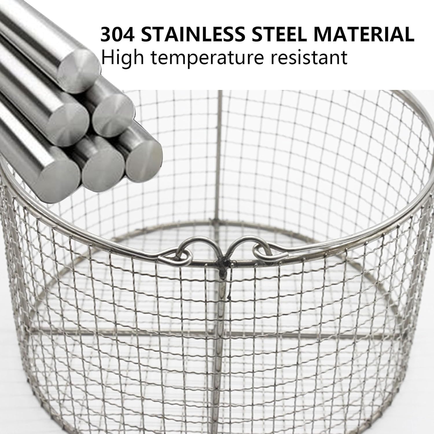 Mesh Perforated Baskets Sterilization Tray Medical 304 Stainless Steel Mesh Basket Circular Medical Tray with Dual Handles Suitable for Laboratories Dental Practices and Hospitals 35x35cm