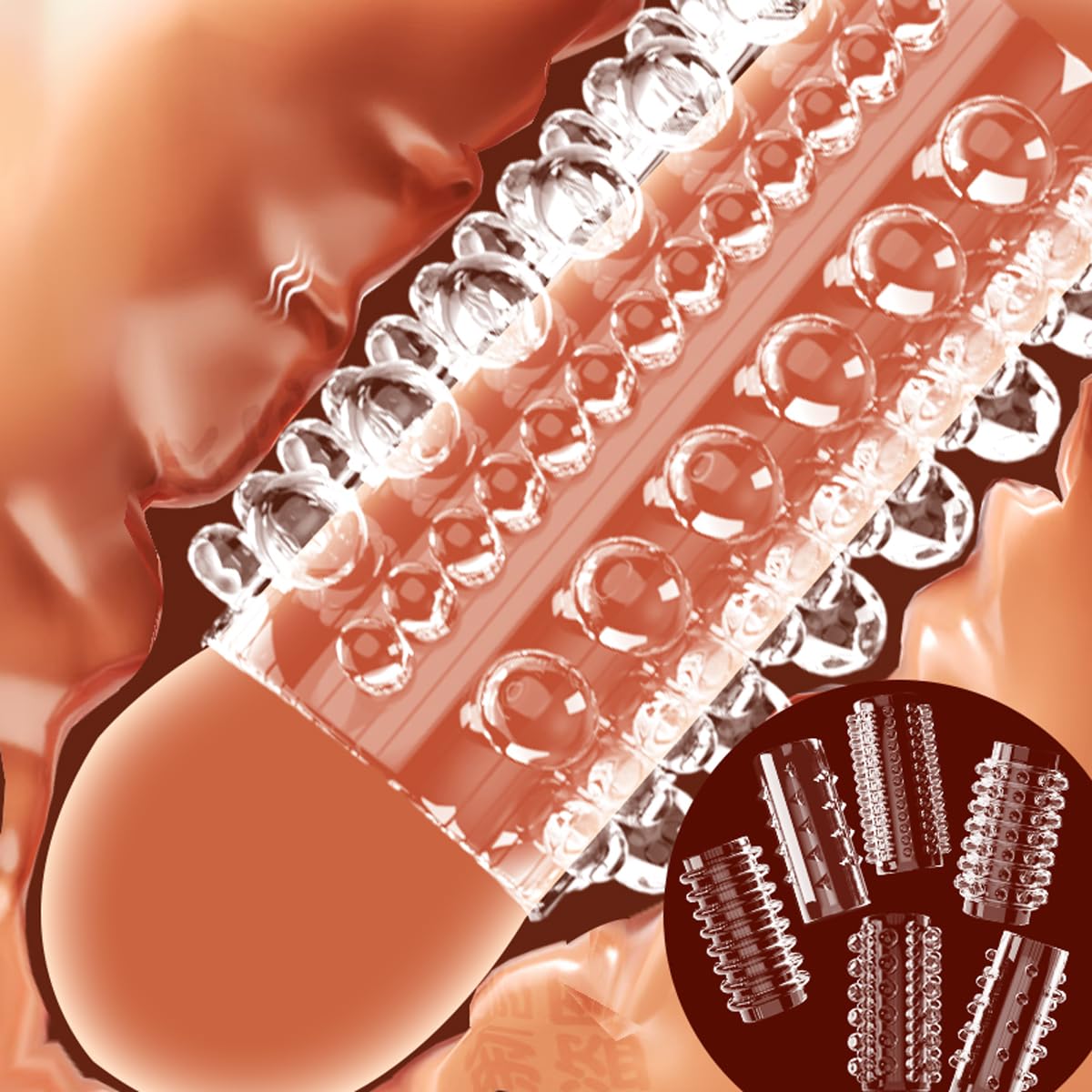 ペニスリング コックリング 6点セット 昼用&夜用版 無数の通気孔 高弾力 締め付け感 シリコン製 男性用 アダルトグッズ 大人のおもちゃ 6つのスタイル