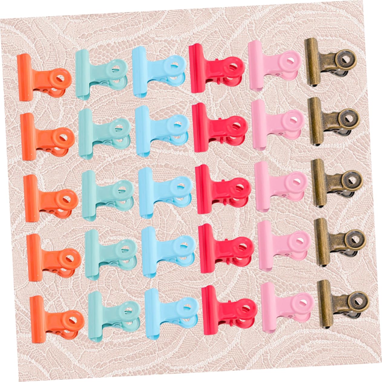 Tofficu 120pezzi Clip Metallo Fermagli Per Ufficio e Scuola Vari Resistenti e Pratici Per Documenti e Organizzazione Teli Ombreggianti