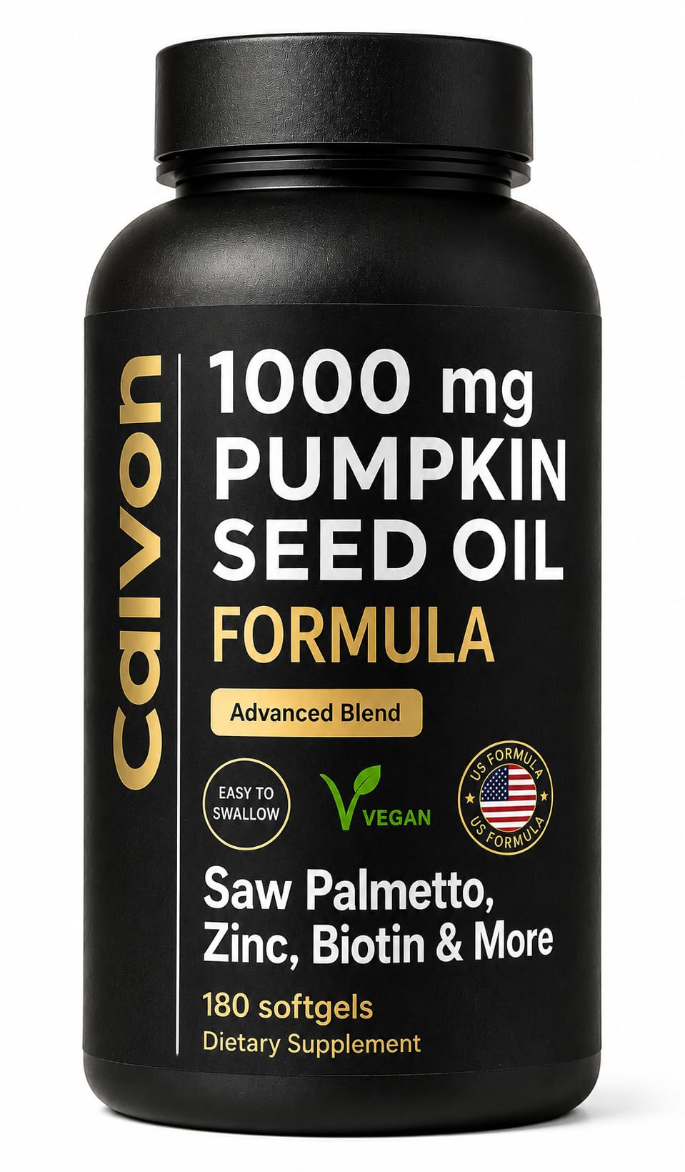 Pumpkin Seed Oil & Saw Palmetto, Hair & Prostate Support, 180 Softgels