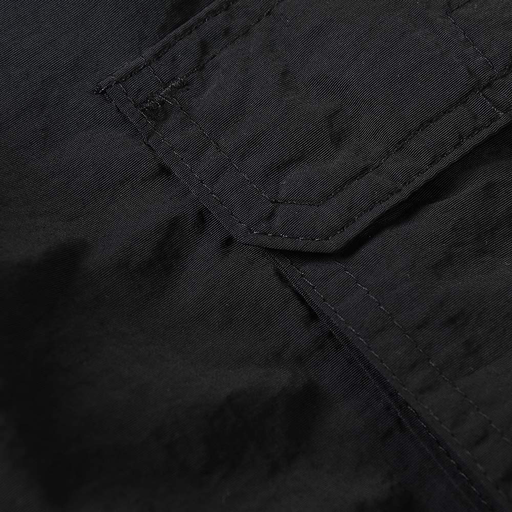 OCHENTA Short cargo à séchage rapide pour garçon, taille élastique, short athlétique pour enfants, adolescents, activités en plein air, randonnée, camping, pêche - noir - 50 FR
