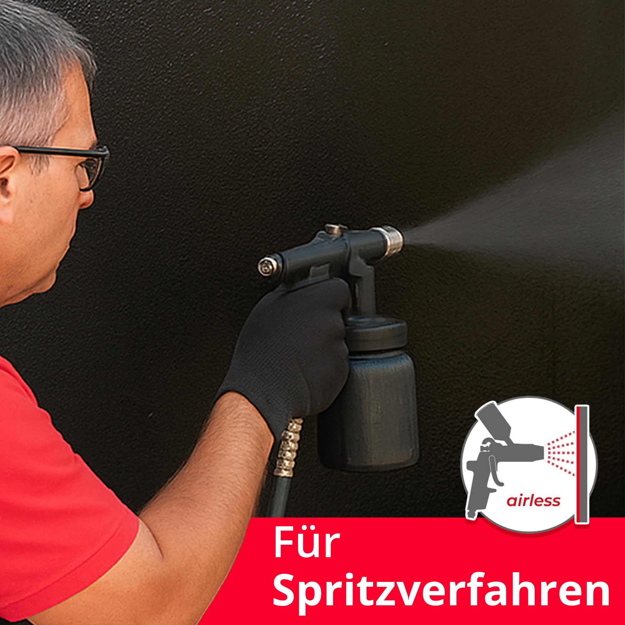 BORNIT Fundamentdicht Bitumen Dichtmasse wasserdicht [gemäß DIN18533] 32L | Dichtschlämme Bitumen Dickbeschichtung Haus Garage Dichtmasse außen Wasserdichte Beschichtung Bauwerksabdichtung Keller