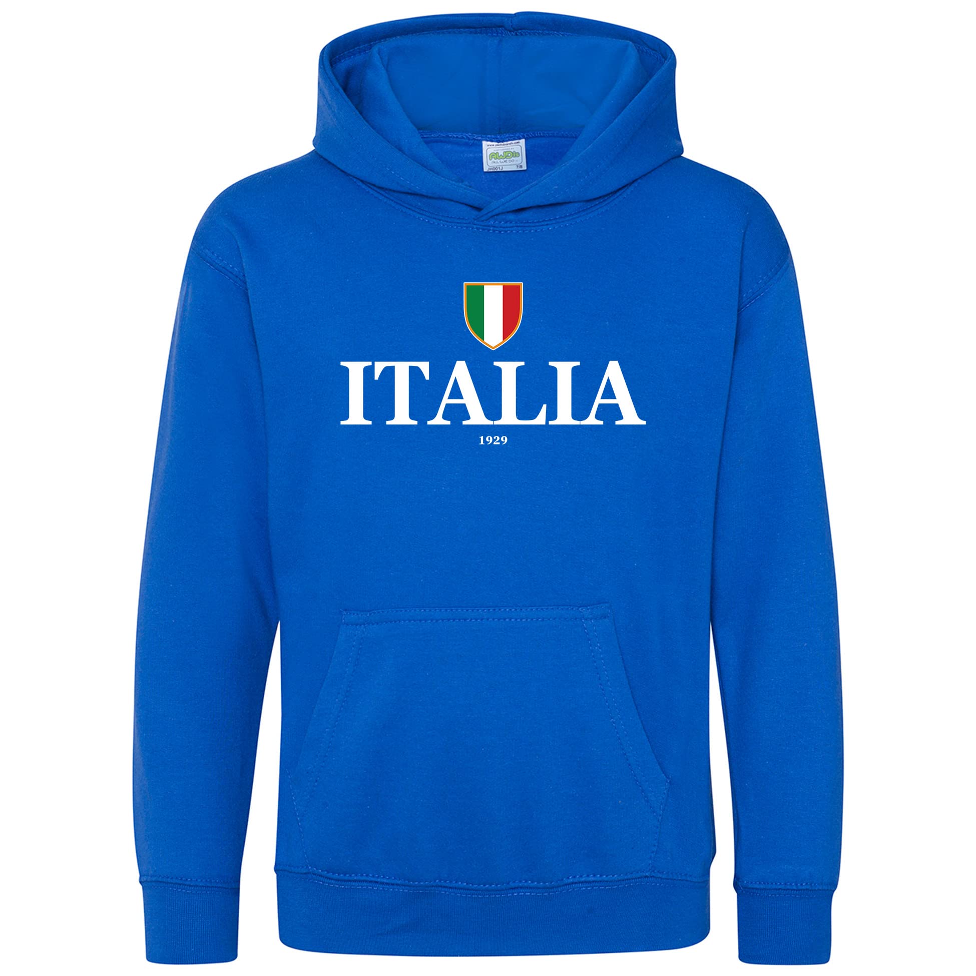 Purple Print HouseItalia Hoodie Kids Rugby Hoody Top Italian Flag Shield Nations Italy Supporter