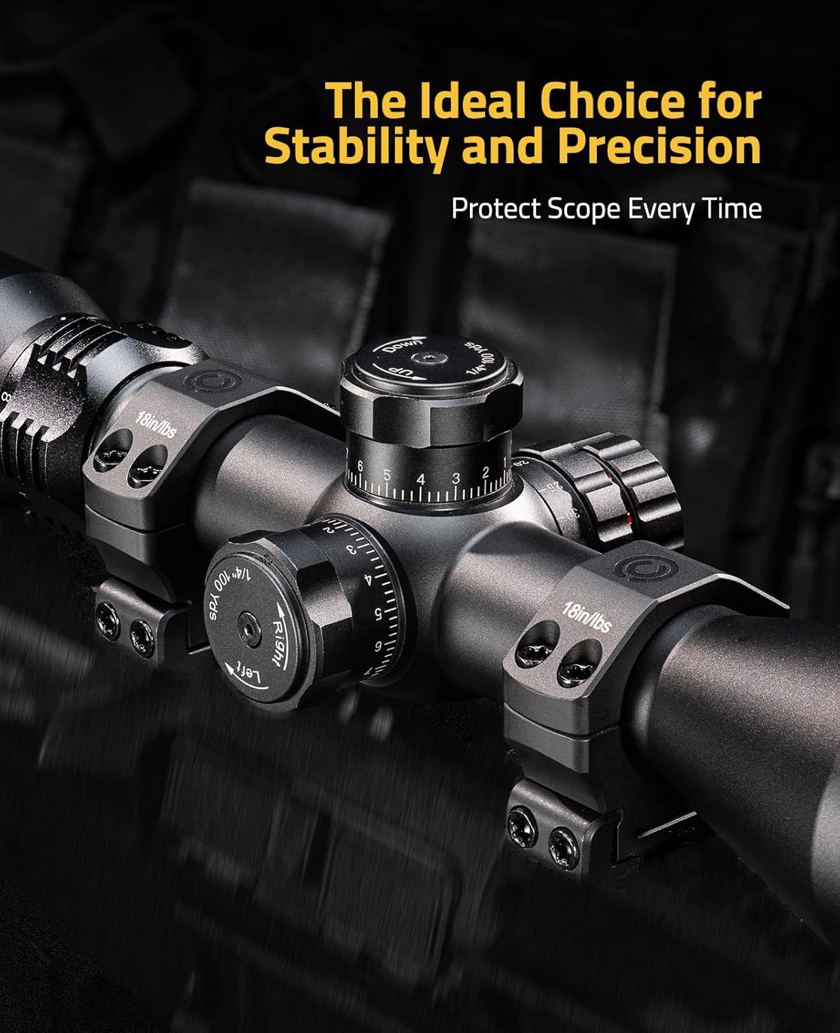 CVLIFE Scope Rings Mount - 7075 Aluminum Precision Scope Rings for Picatinny Rails - 2 Pieces