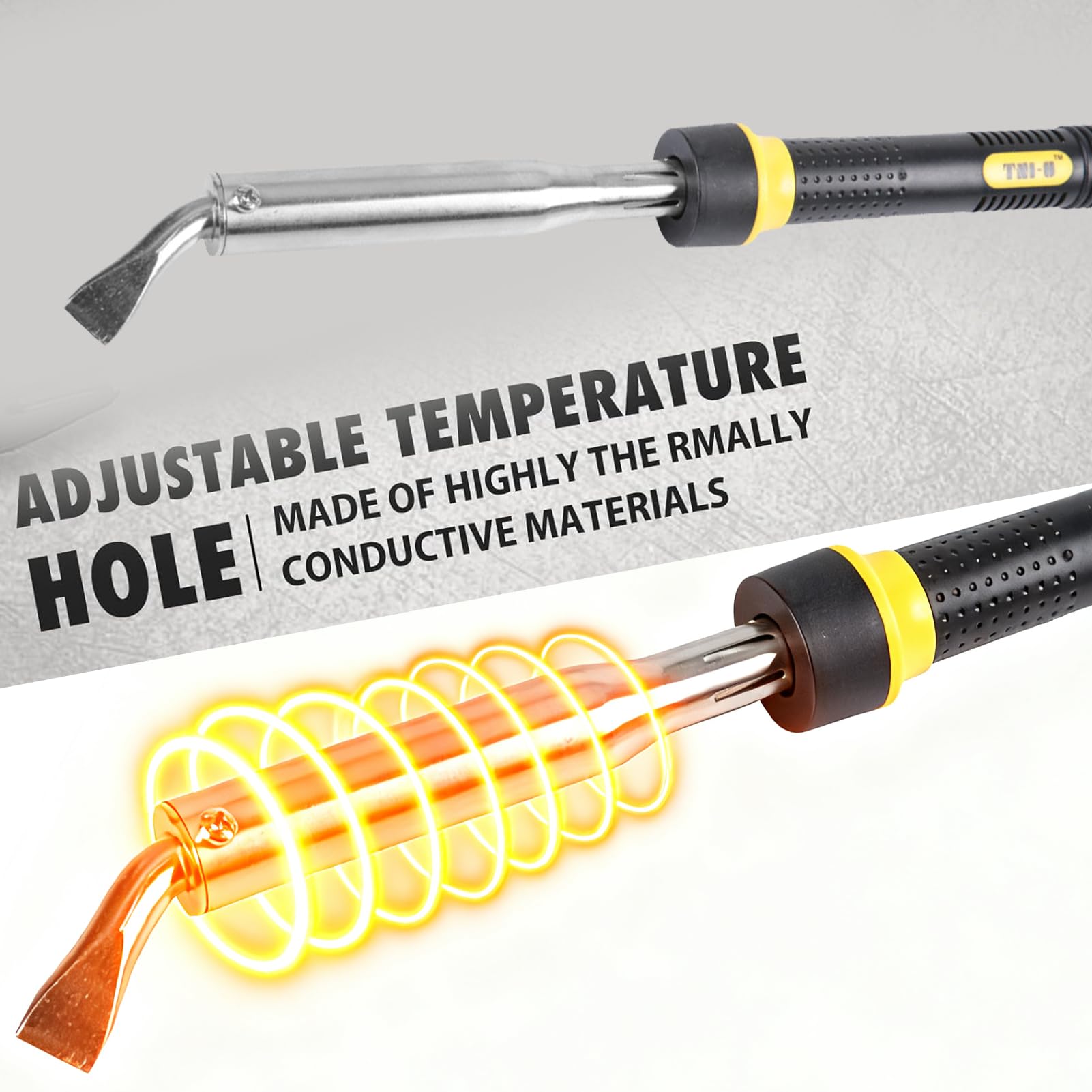 150W Herramienta de Soldadura de Hierro de Soldadura Eléctrica de Hierro de Alta Potencia y Temperatura de Hierro (enchufe de la UE)