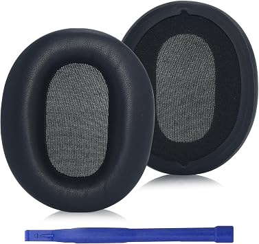 Adhiper Replacement Ear Pads for Sony WH-CH720N, WH-CH710N Wireless Headphones, Soft Protein Leather Earpads Cushions for Sony WHCH720N/CH720NB with High Density Memory Foam - Black