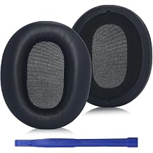 Adhiper Replacement Ear Pads for Sony WH-CH720N, WH-CH710N Wireless Headphones, Soft Protein Leather Earpads Cushions for Sony WHCH720N/CH720NB with High Density Memory Foam - Black