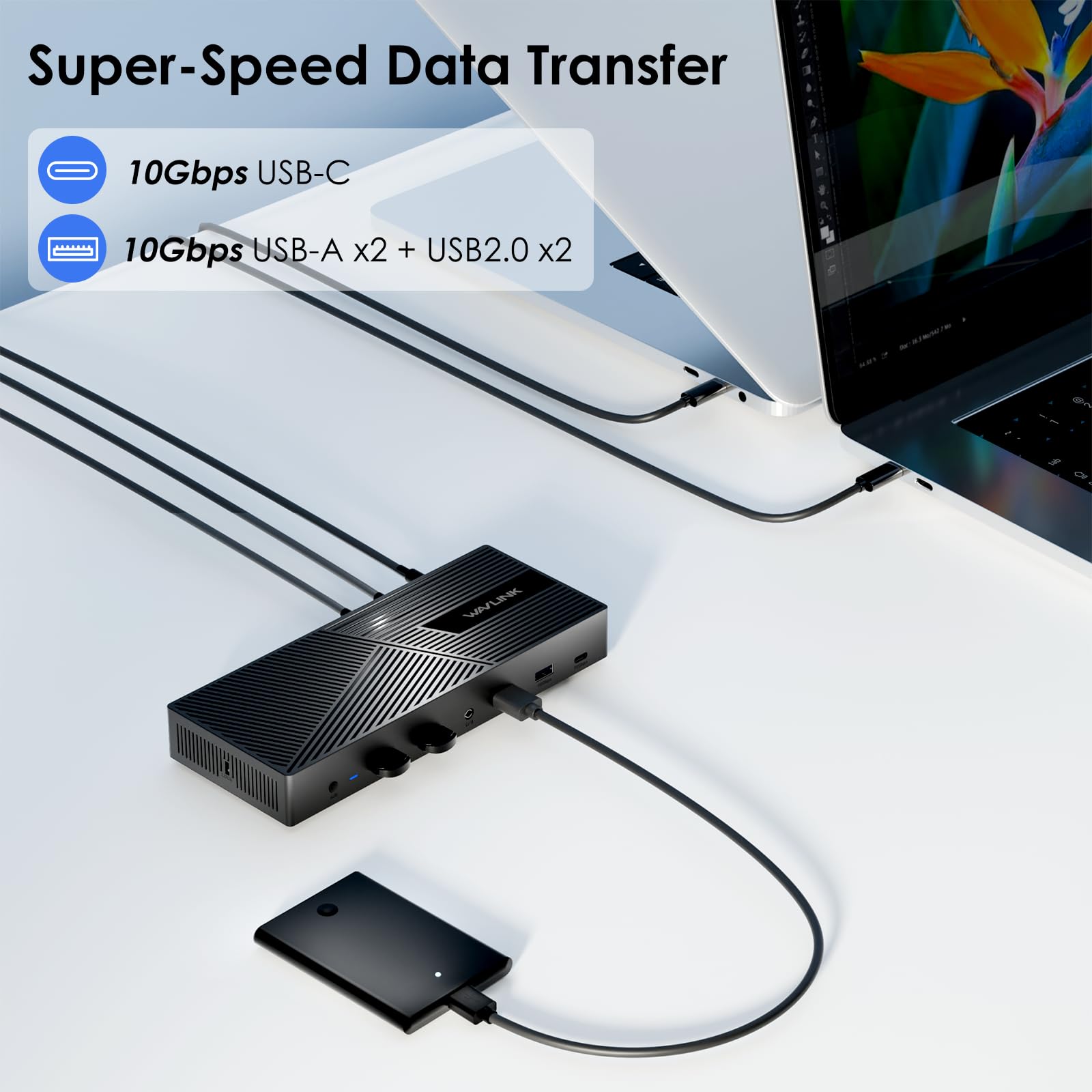 分配器・切替器 WAVLINK USB-C 4K Display Docking Station Amazon.com: WAVLINK USB C Docking Station Dual HDMI Monitors, 12
