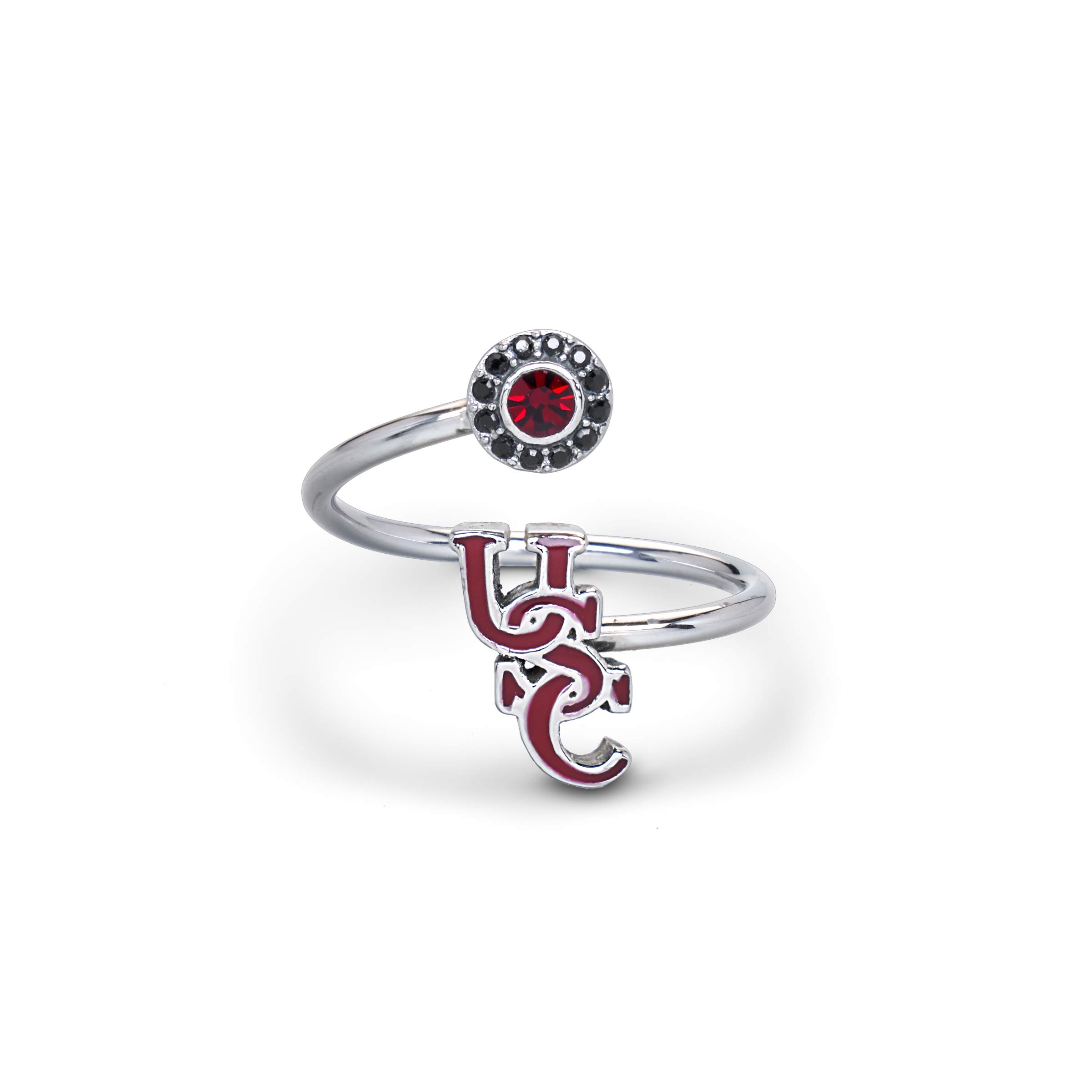 Stone Armory South Carolina Gamecocks Ring - Adjustable | Officially Licensed Jewelry by The University of South Carolina | USC Jewelry | South Carolina Ring | South Carolina Gamecock Class Ring