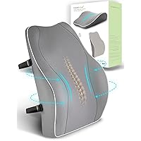 Travel Ease Cuscino Lombare Ergonomico, Supporto per la Schiena in Schiuma di Memoria