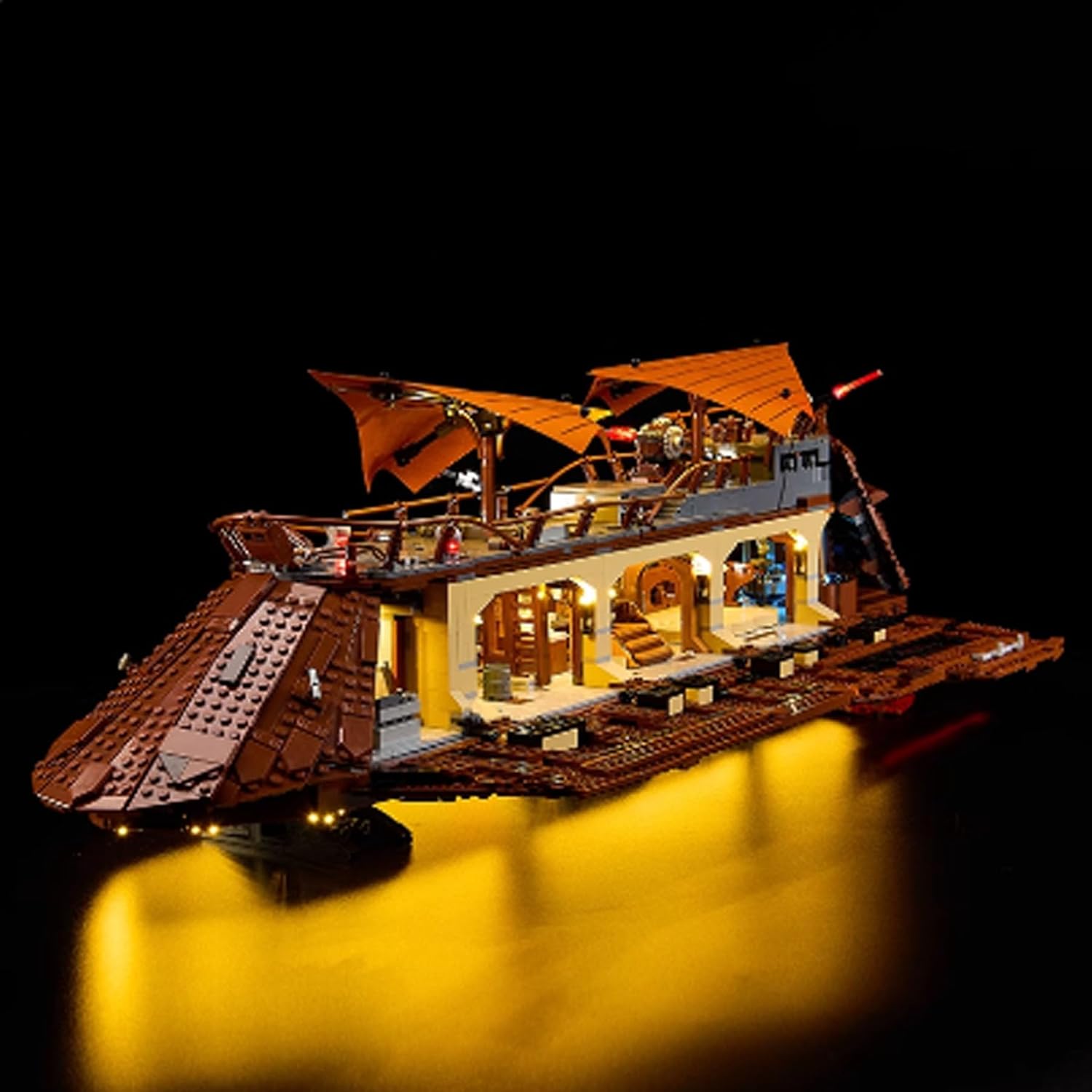 LED Lighting Kit Compatible with Lego 75397 Sailing Yacht Series LED Light Set (Model Kit Not Included - Lighting Components Only) (Remote Control Version)