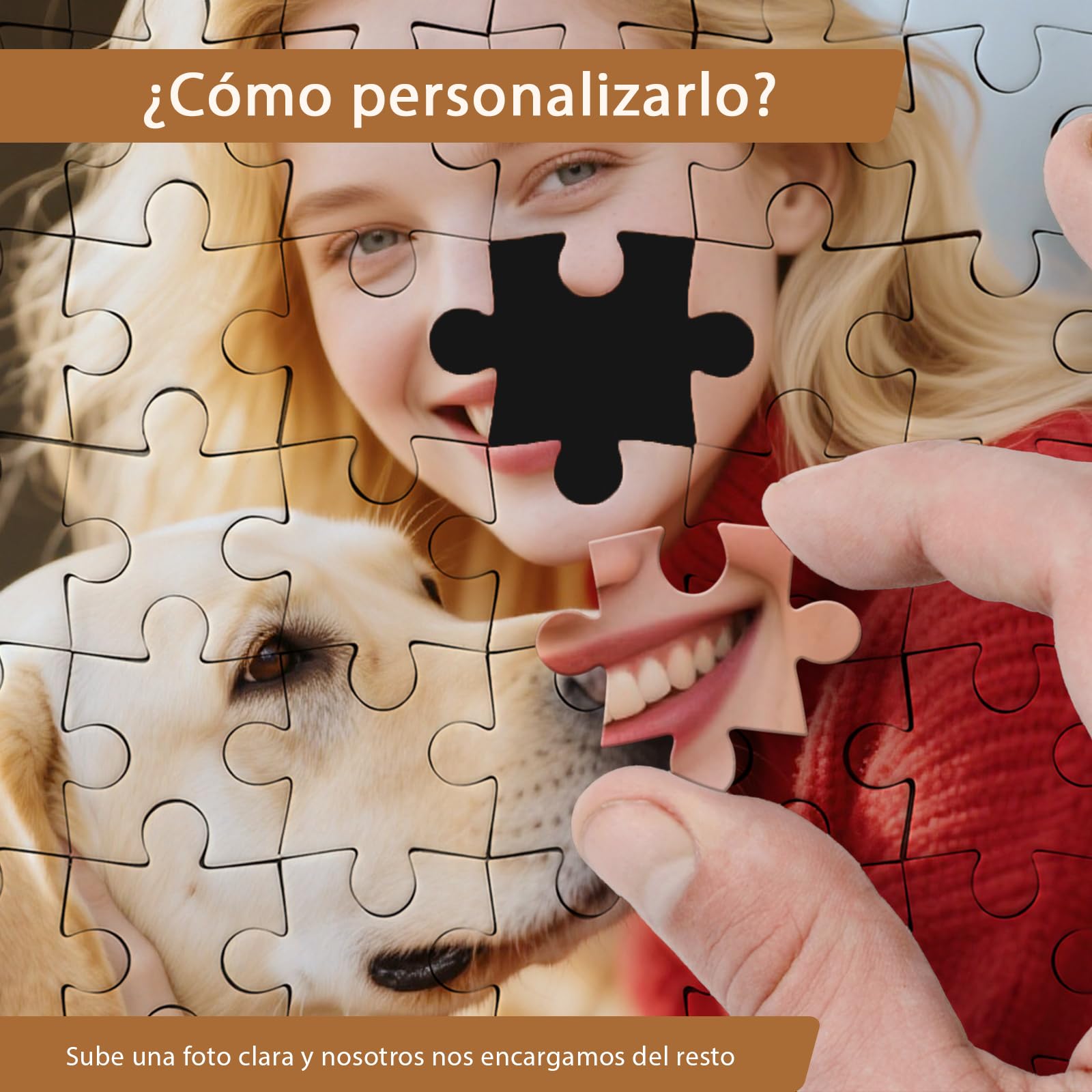 Bemaystar Puzzle Personalizado con Foto - 35 a 1000 Piezas de Madera con 4 Estilos Artísticos | Regalos Personalizados Únicos