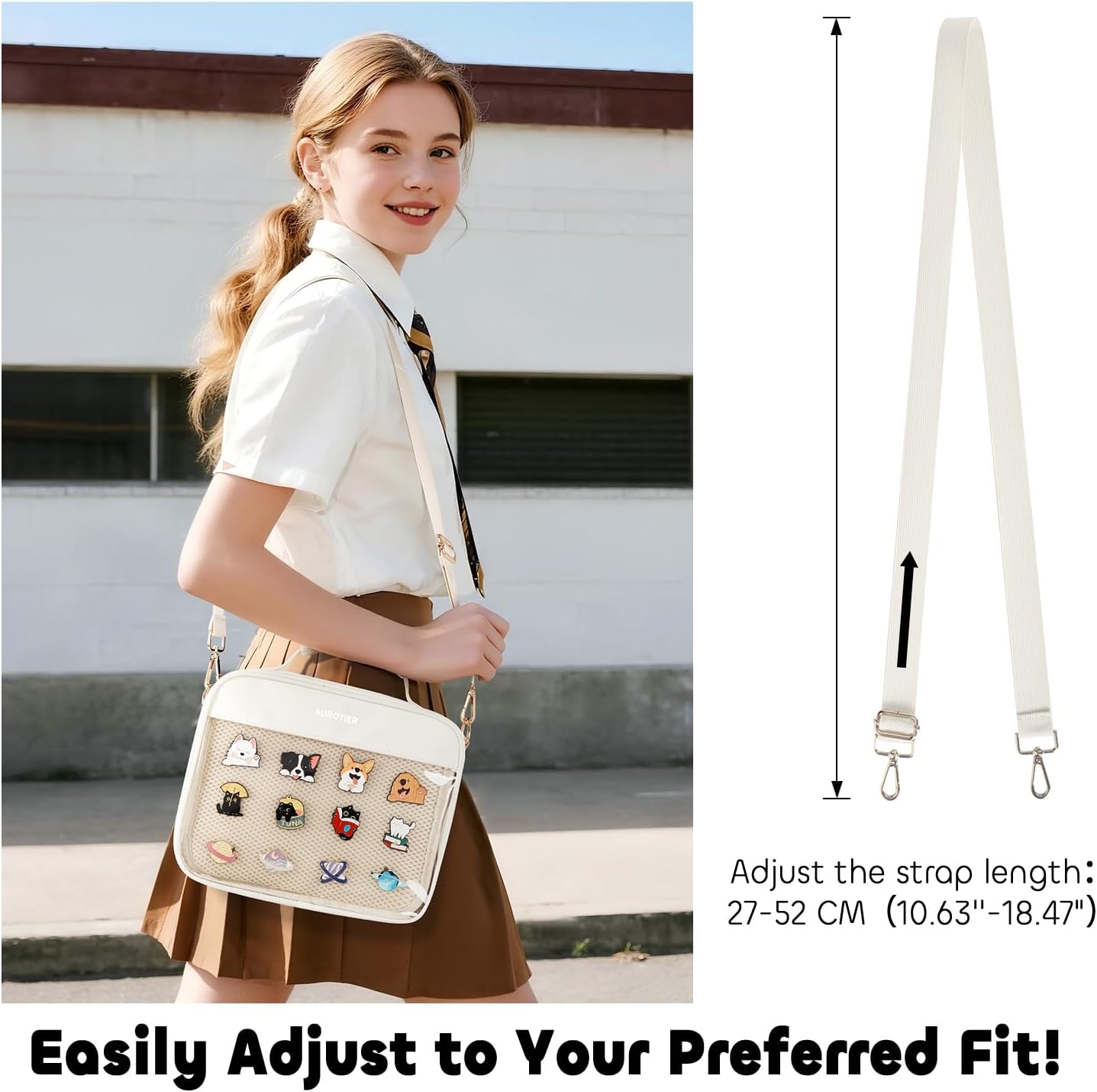 Enamel Pin Display Bag, 12 Page Pin and Patch Trading Collection Book, Pin Display Board Case for Storing Enamel Pins, Earrings, Brooches, Patch and Sports Medals, Pin Crossbody Bag