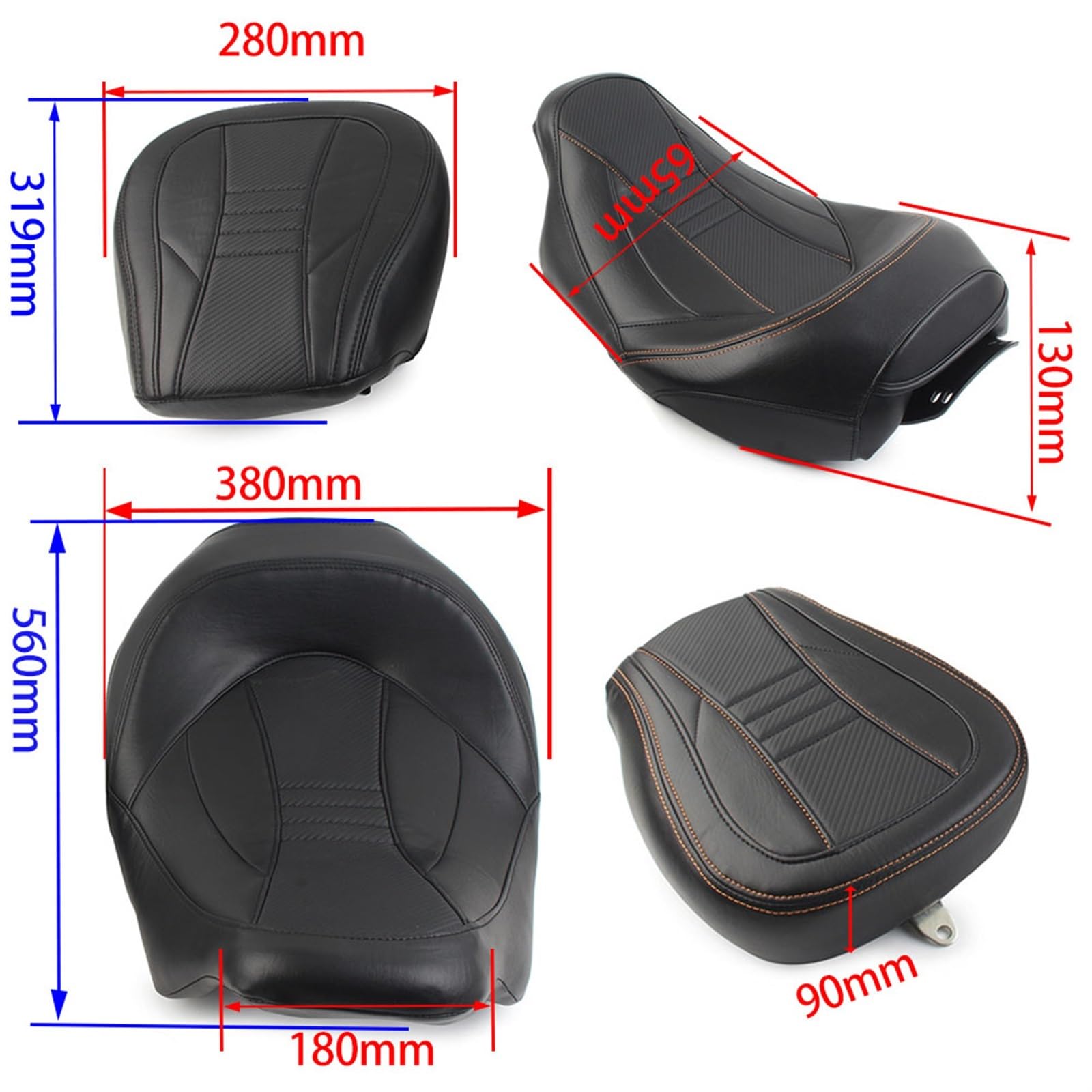 Amazon | バイク用シートパッド ハーレーダビッドソン用ツーリング道路 