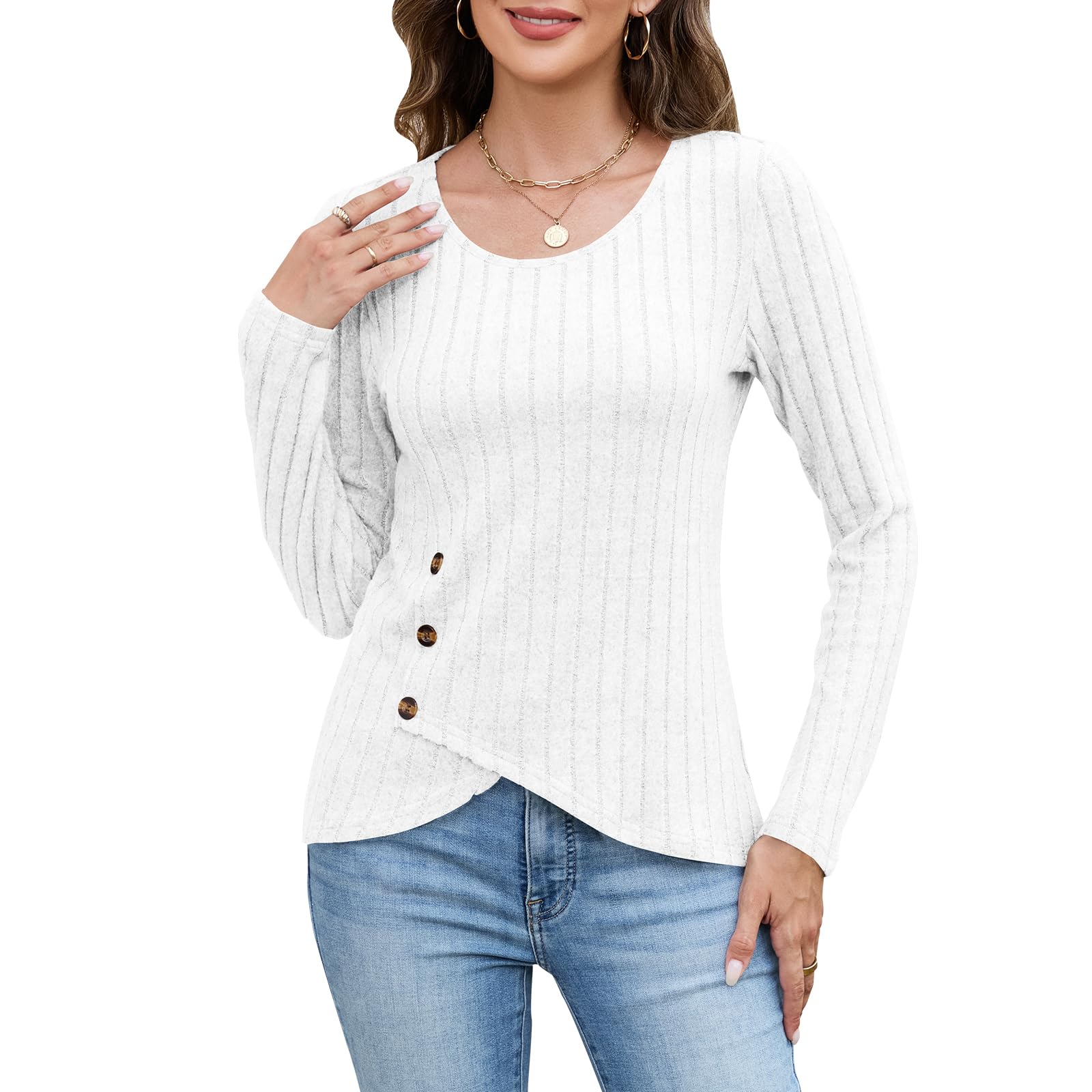 Quatrefox Pullover Damen Winter Pulli Dick Warm Thermo Winte