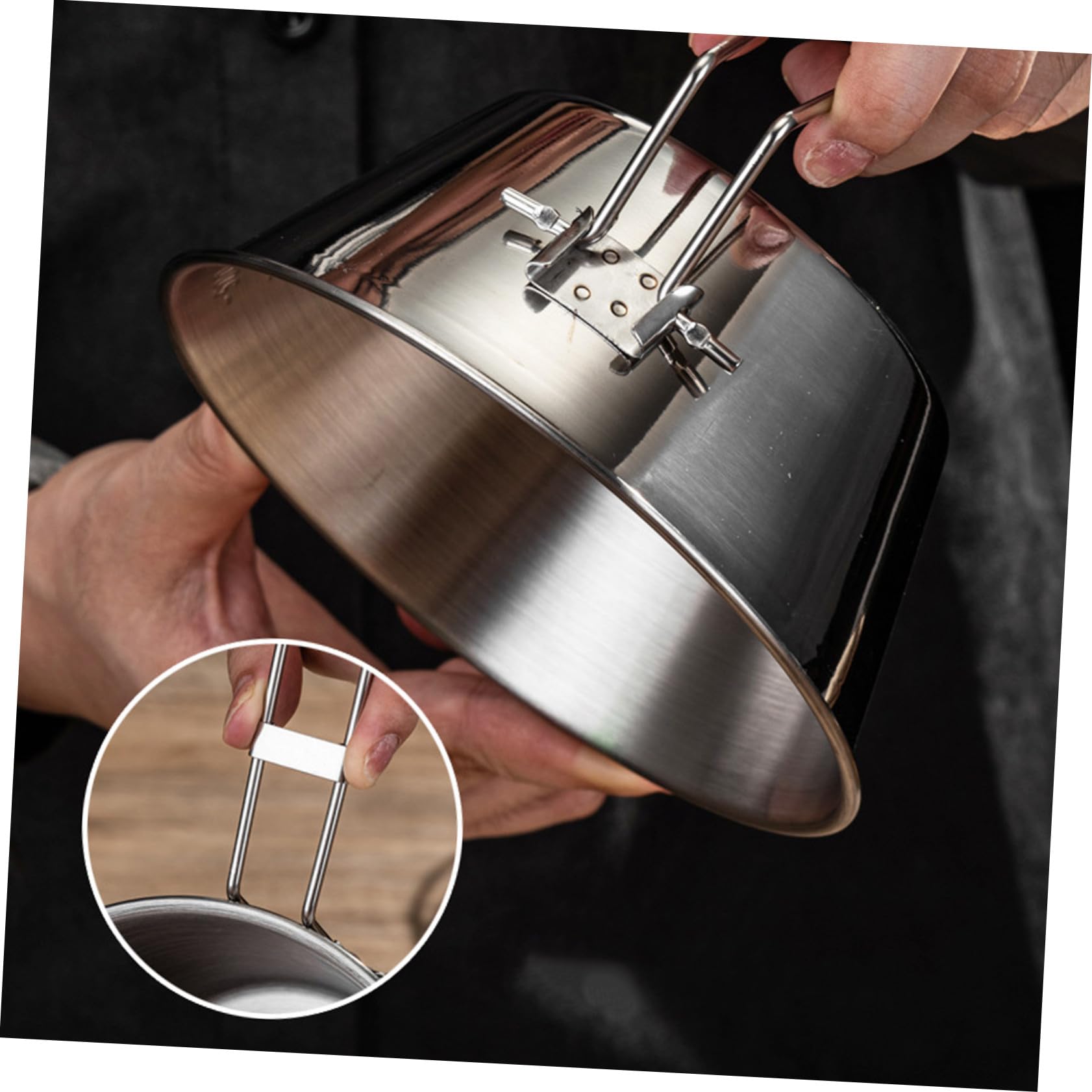 UPKOCH 3stücke Edelstahlbecher für Campingausflüge Robust und Langlebig Leicht zu Reinigen Vielseitig Einsetzbar für Outdoor-aktivitäten und Grillabende
