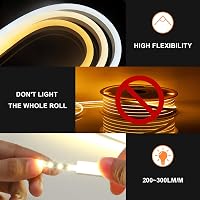 KSIBNW 230V Neon LED szalag 2m IP65 vízálló semleges fehér 4000K távirányítóval 3