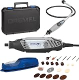 Dremel 3000 Utensile Multifunzione Rotativo, 1 Complemento, 25 Accessori per Intagliare, Incidere, Fresare, Tagliare, Levigare, Smerigliare, Lucidare e Pulire, 130 W, 230 V, Nero/Grigio - 1