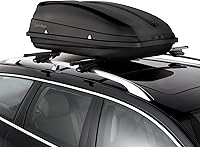 SportRack Sidekick 8 Cu Ft Compact Roof Cargo Box - Secure Storage for Camping Gear, Golf Clubs & Adventures
