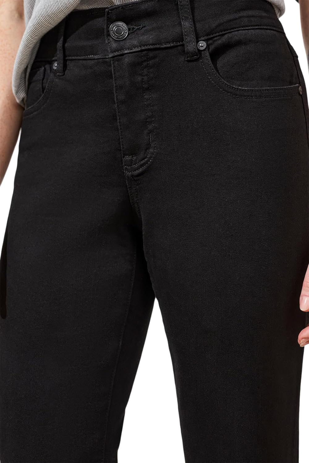 Tribal Womens Sophia Curvy Straight Fit Mid Rise Stretch Jeans (Regular, Plus and Petite Sizes) - Image 3