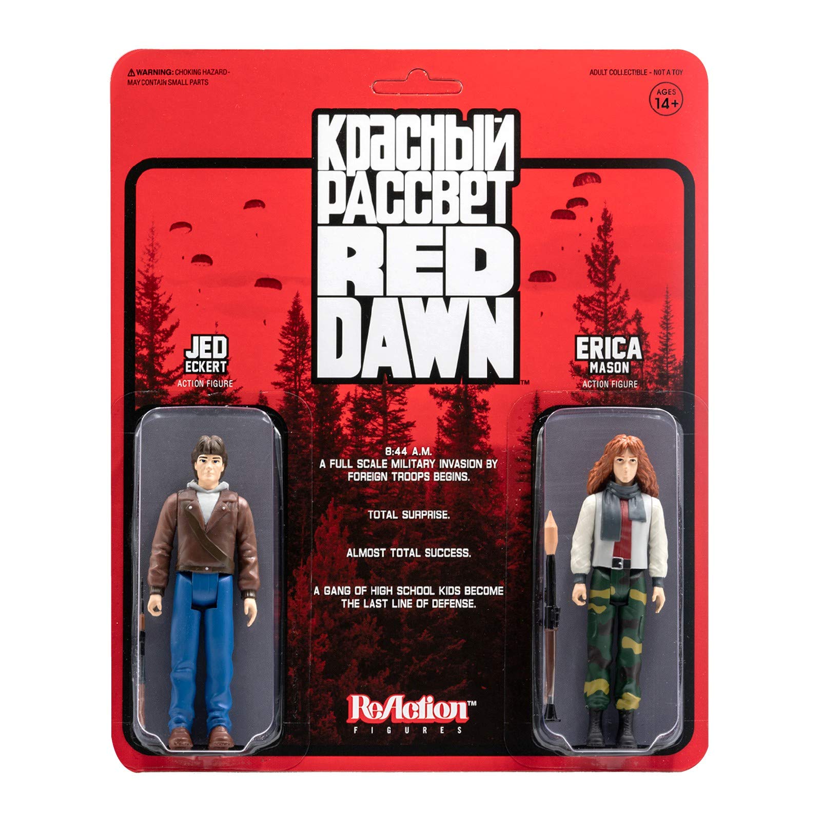 Super 7 RED DAWN Erica & Jed Twin Pack - ReAction Figure W1