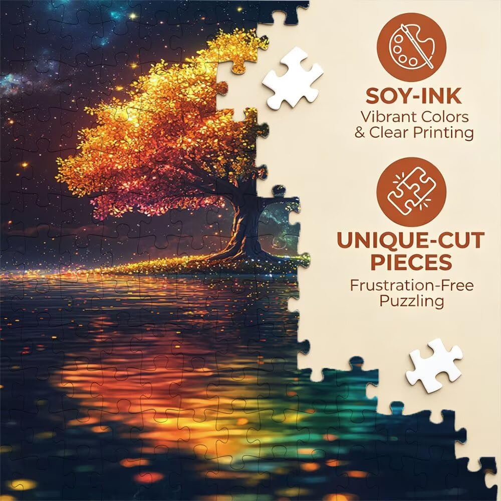 Puzzle 4000 Pezzi, Albero Stellare 3D Puzzle per Adulti Impegnativo, Educa Puzzles Artistico, Divertente E Stimolante Puzzles Decorativo per La Famiglia, Regalo e Decorazione Pareti DX0YL6-961