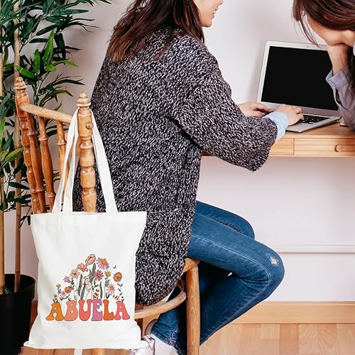 Miniatura 5 de Regalos para abuela, bolsa de mano de cumpleaños, día de la madre, regalos de jubilación para mujeres, mamá, nana mimi, bolsa de hombro reutilizable