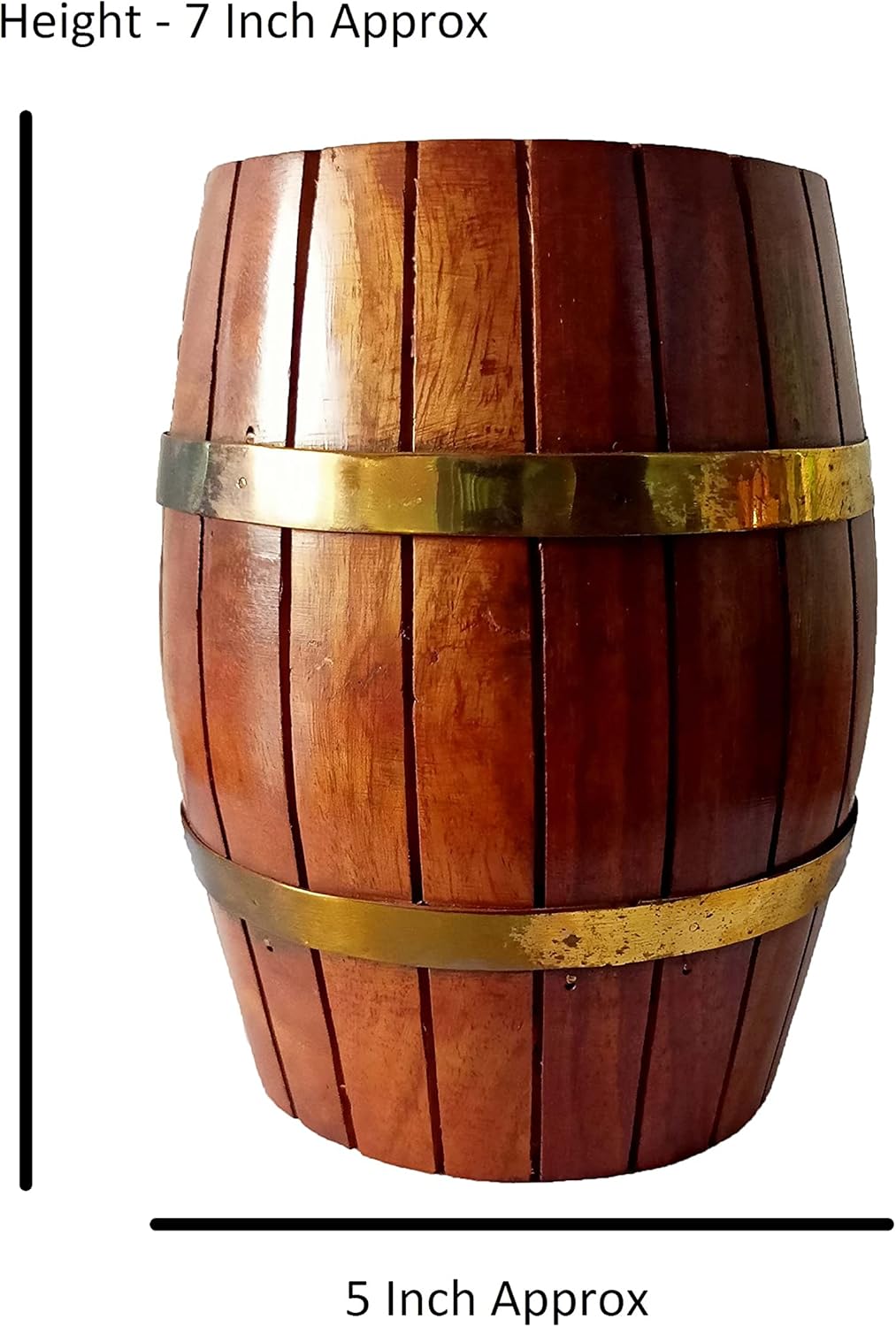 Sharvgun Wooden Money Bank Kids Coin Bank Box Kids Piggy Bank for Gift Beautiful Design Handmade Penny Bank 7 Inch