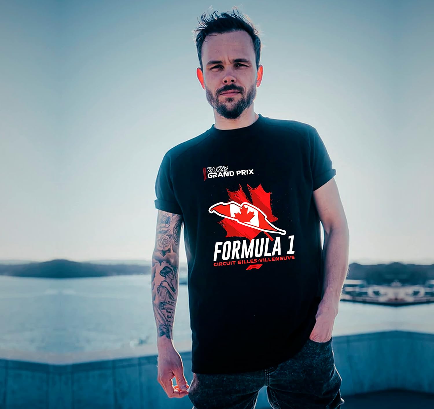 Miniatura 3 de Formula One Motor Racing Canada Grand Prix, camiseta Circuit Gilles Villeneuve Grand Prix, camiseta Montreal 2023