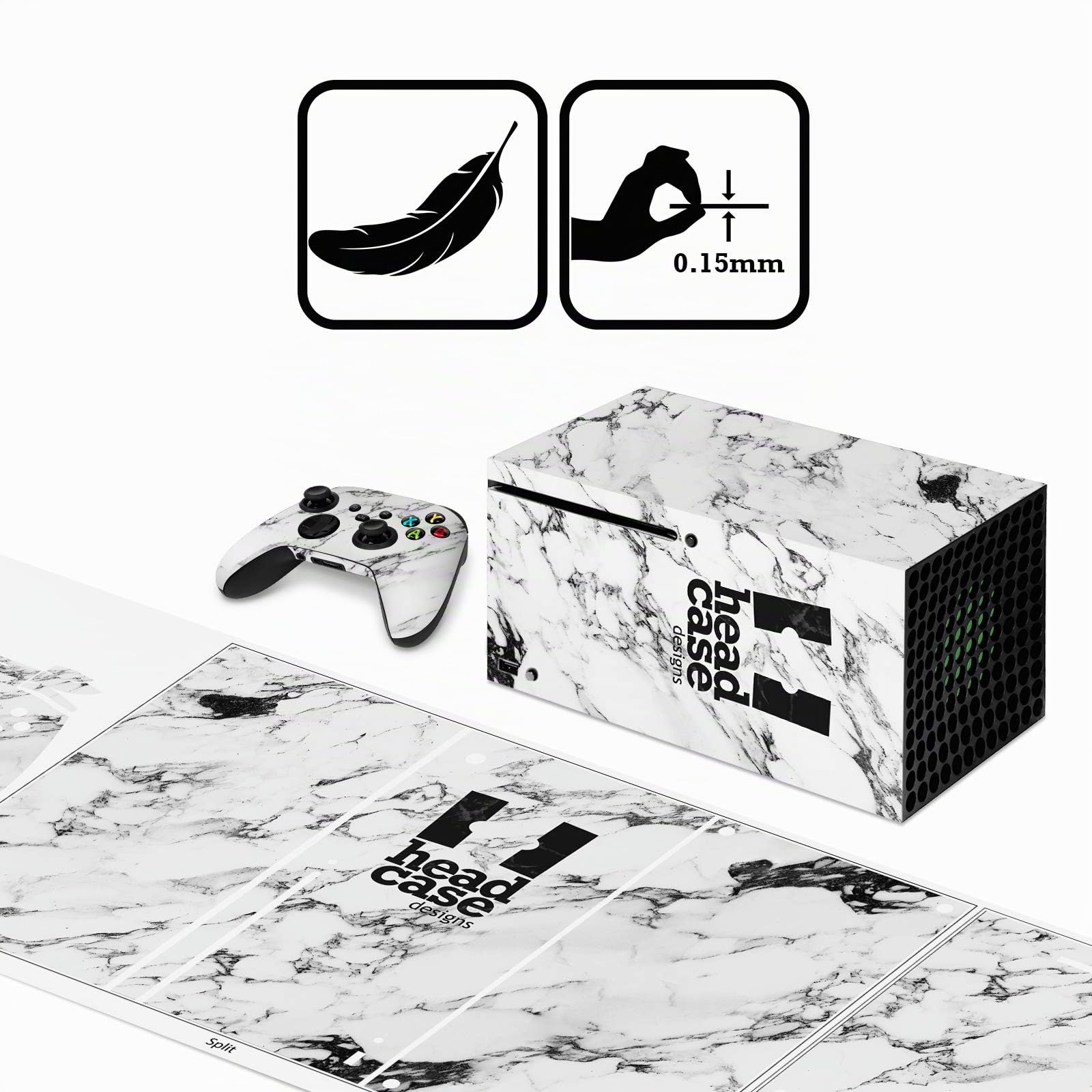 Head Case Designs sous Licence Officielle Batman DC Comics Hush Logos Et Bandes Dessinées Vinyle Autocollant De Jeu Peau Autocollant Couverture Compatible avec Xbox Series X Console