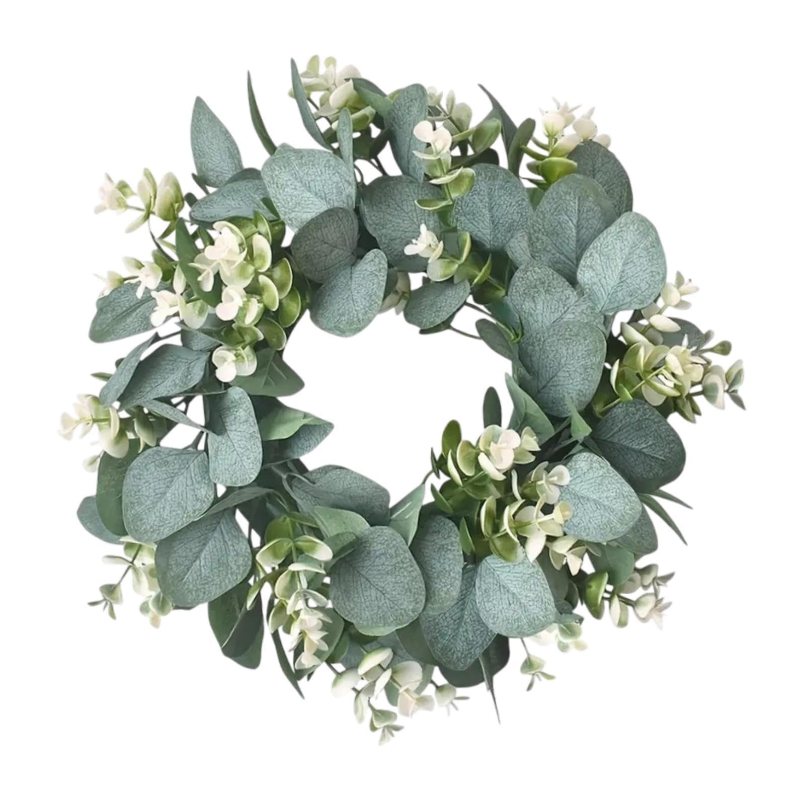 Artificial Eucalyptus Wreath Flower Wreath Decoration for Indoor Summer Home|Home & Garden | Home D?©cor | Floral D?©cor| Floral D?©cor-image-7