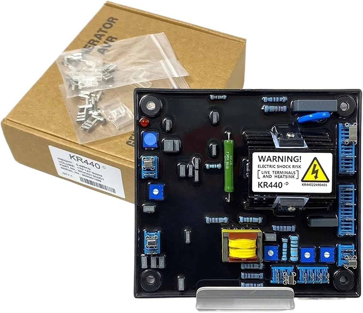 Regulador de generador KR440 AVR, estabilizador de voltaje automático, salida de alternador sin escobillas de CA monofásico, 1 Uds.
