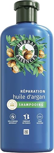 Herbal Essences Réparation Shampoing Huile d'Argan 250ml Cheveux Abîmés. Nutriti