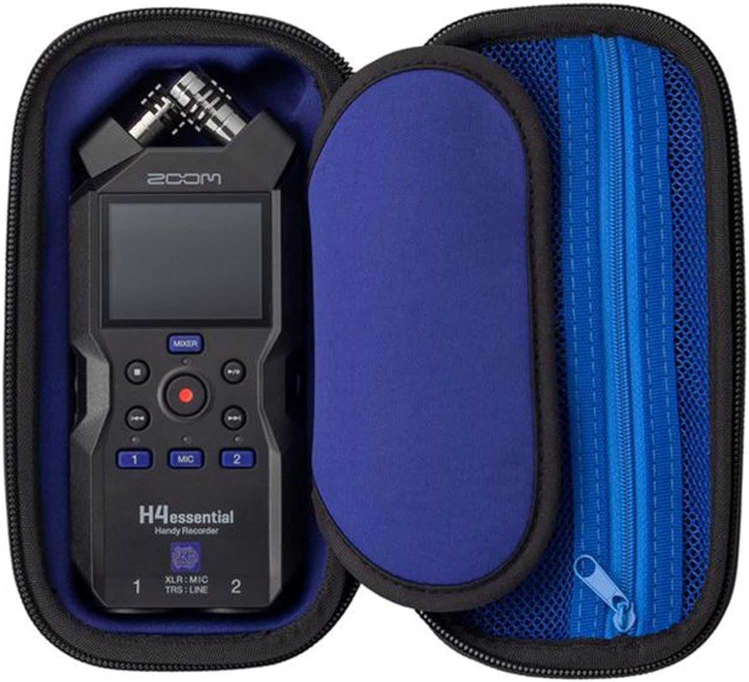 Zoom H4essential 4-Track Handy Recorder with Zoom APH-4e Accessory Pack and 128GB microSDXC Card