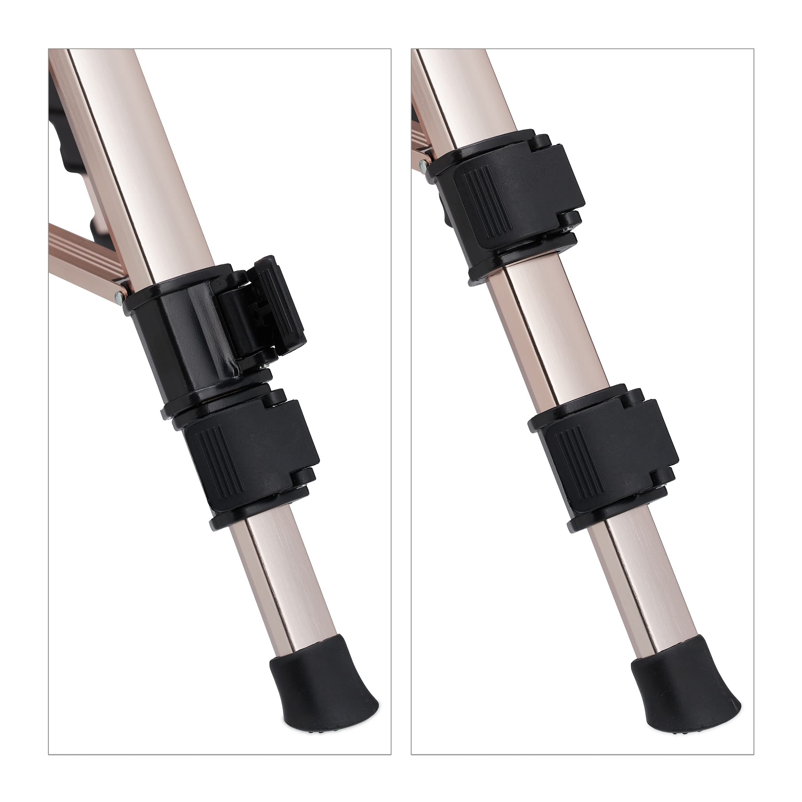 Relaxdays Sprinkler, Stativ, Reichweite max. 9m, Sektorenregner, Sprengwinkel 0-360°, 3/4'' Anschluss, Silber/schwarz, 90 x 94 x 82 cm