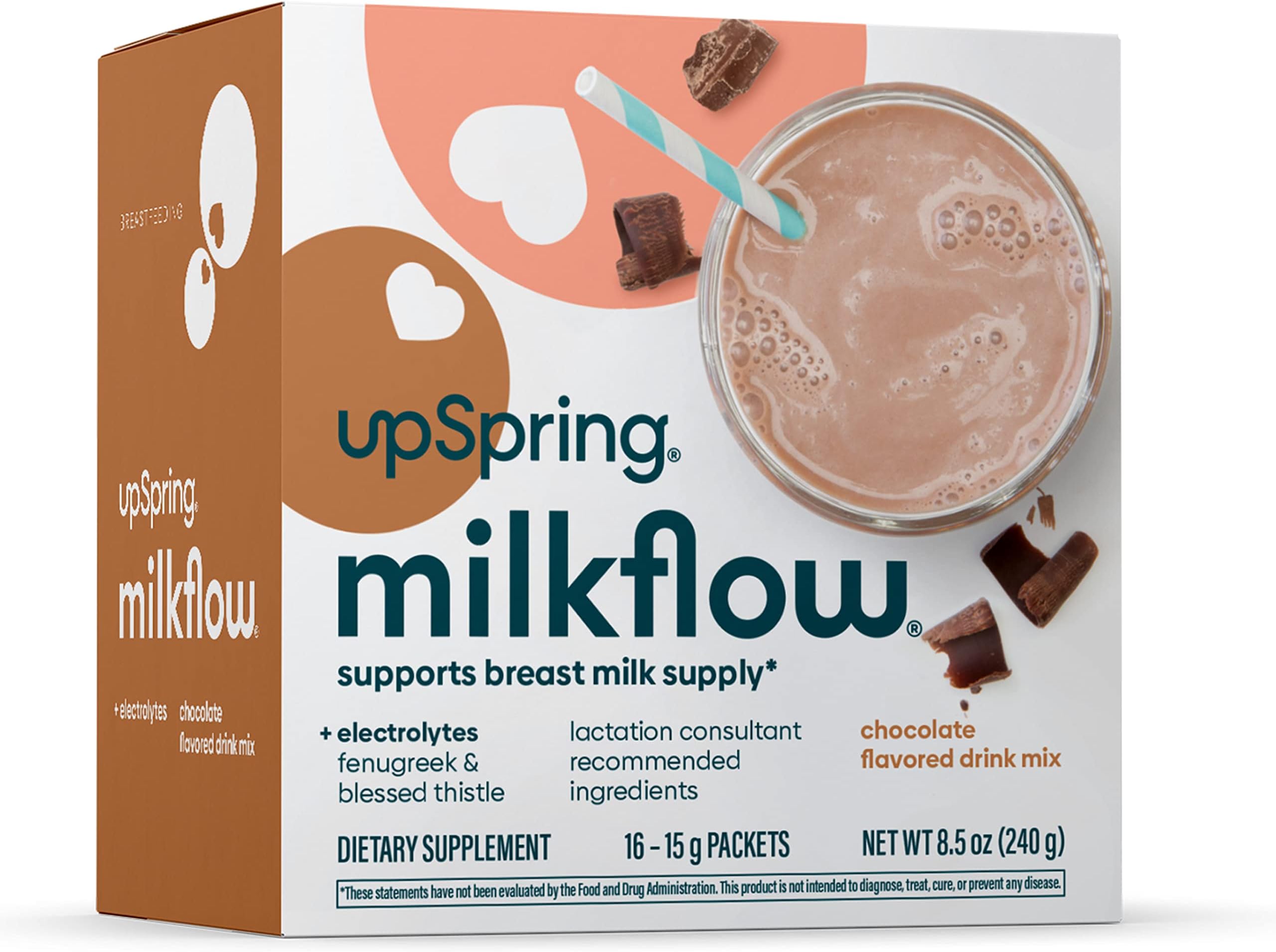 Chocolate drink mix with electrolytes