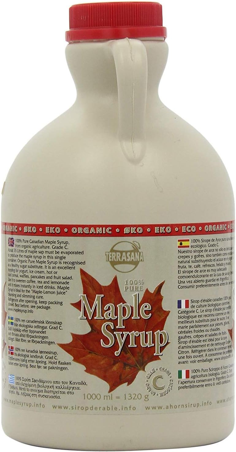 Terrasana Organic Maple Syrup, 1L