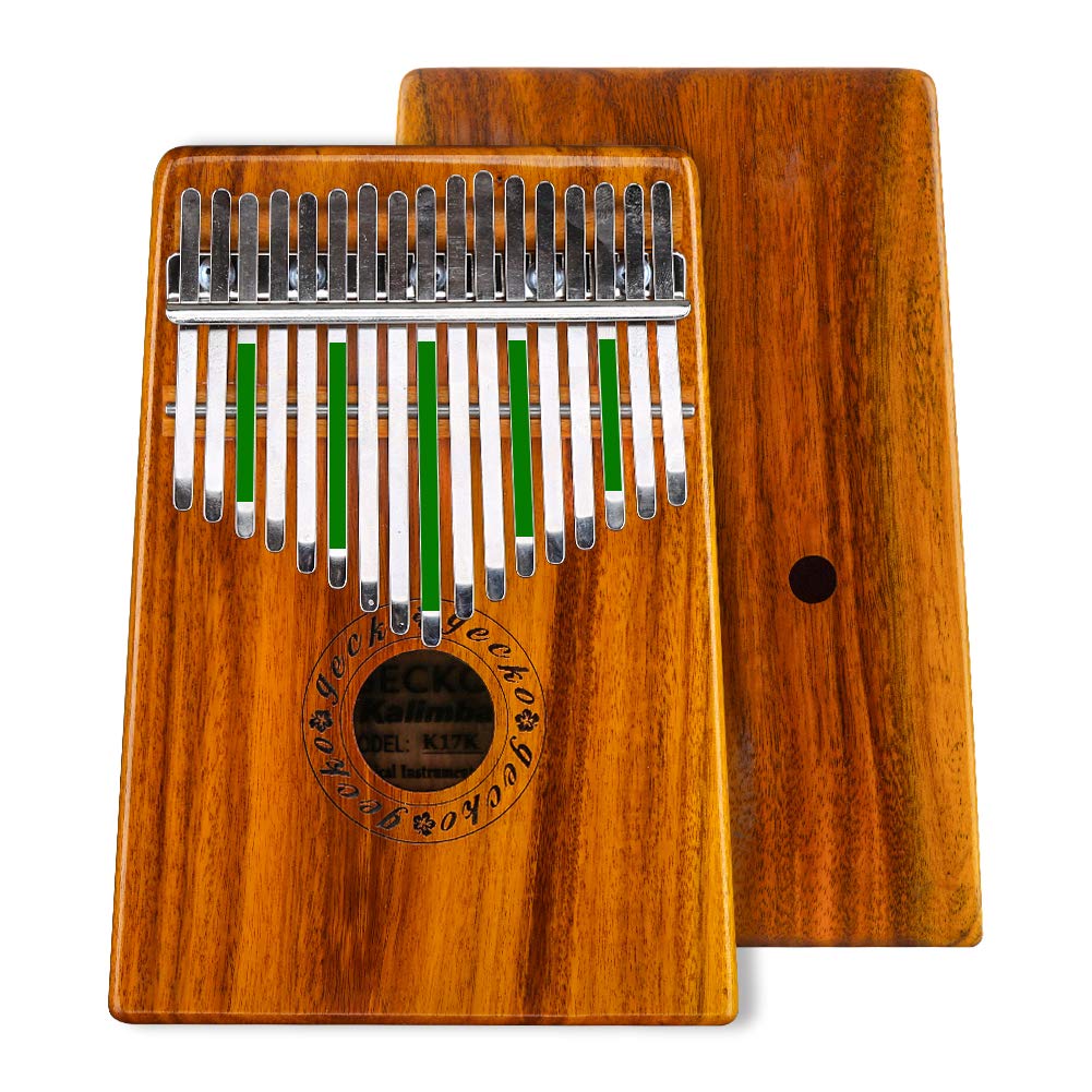 Amazon | GECKO カリンバ 17 keys相思木（コク）Kalimba 親指ピアノと