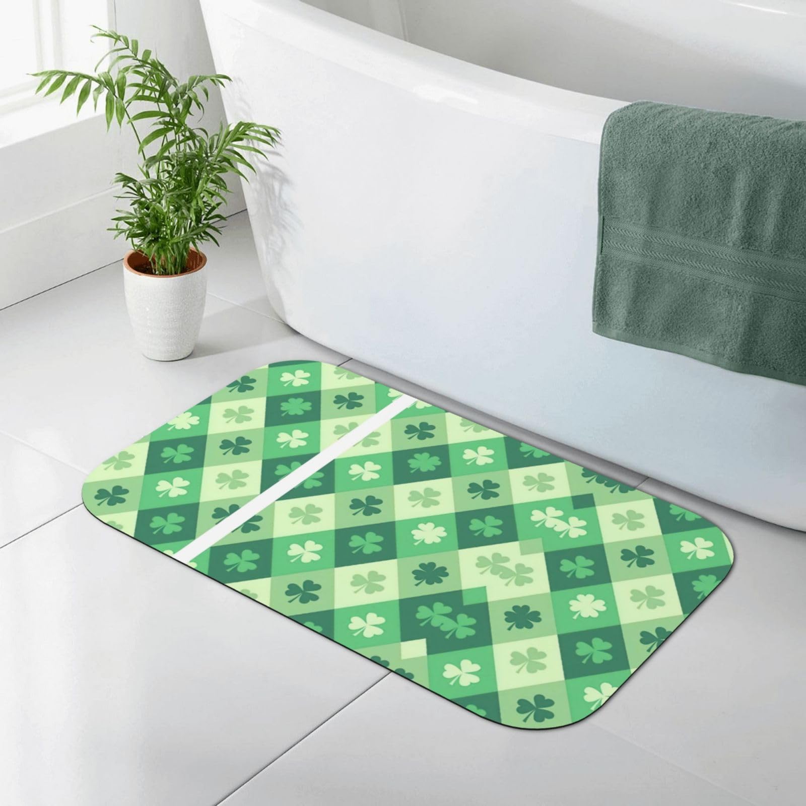 Alfombrilla de baño de tierra de diatomeas suave antideslizante de 50x80 cm