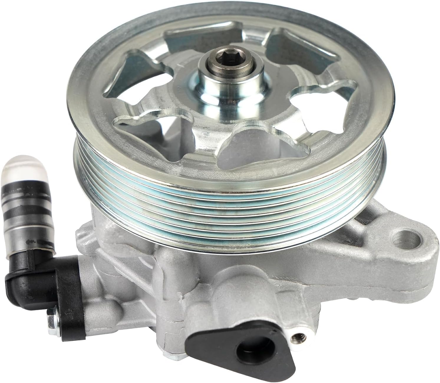 Power Steering Pump with pulley compatible with Honda Accord 2.4L 2008 2009 2010 2011 2012 Replace 21-5495 56100R40A03 power assist pump vane pump